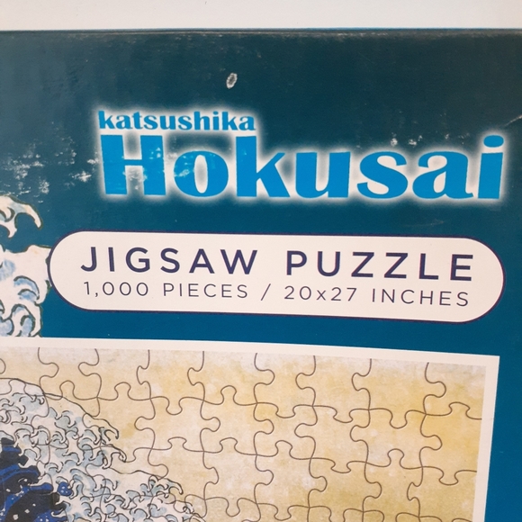 Katsushika Hokusai 1000 Piece Puzzle Kanagawa " the great wave off" Japanese - Picture 9 of 12